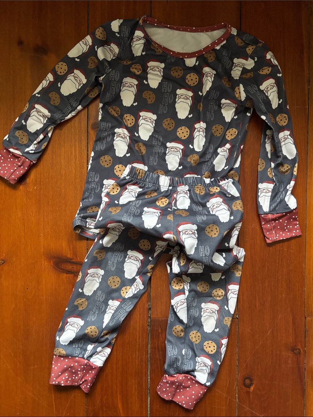 Khloe Jean red Santa cookies